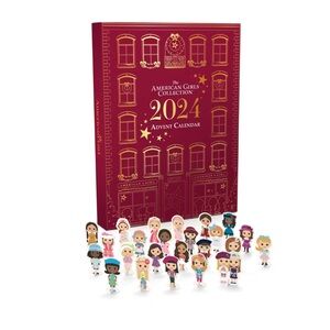 American Girl Advent Calendar with Dolls - Red and Gold